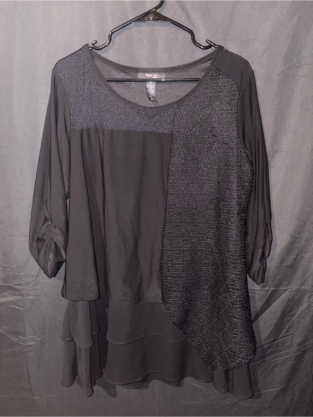 Style & Co. Layered Tunic Top